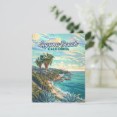 Laguna Beach Californië Oranje County  Kaart (Staand voorkant)