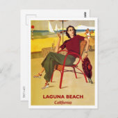 Laguna Beach, Californië, Retro Travel Briefkaart (Voorkant / Achterkant)