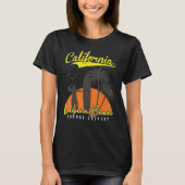 Laguna Beach Californië Surfen Zonsondergang T-shirt (Voorkant)