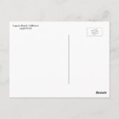 Laguna Beach, Californië,  Uitzicht Briefkaart (Achterkant)