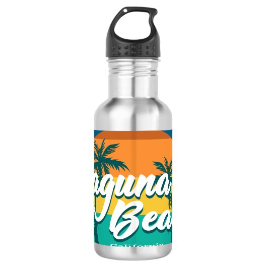 Laguna Beach Californië Waterfles (Voorkant)