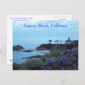 Laguna Beach, Californische kustlijn Briefkaart (Voorkant / Achterkant)