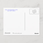 Laguna Beach, Californische kustlijn Briefkaart (Achterkant)