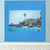 Laguna Beach Canvas Afdruk (Insitu (Houten vloer))