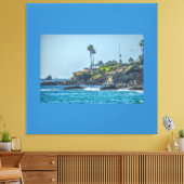 Laguna Beach Canvas Afdruk (Insitu (Woonkamer))