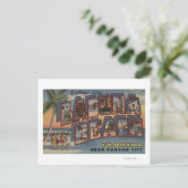 Laguna Beach, Florida - Grote letterscènes Briefkaart (Staand voorkant)