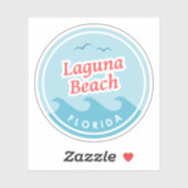 Laguna Beach Florida Sticker (Vel)