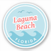 Laguna Beach Florida Sticker (Voorkant)