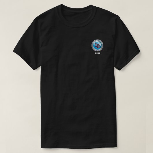 Laguna Beach High School Surf Team T-shirt (Design voorkant)