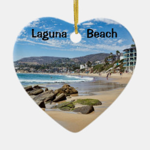Laguna Beach Holiday Heart Keramisch Ornament
