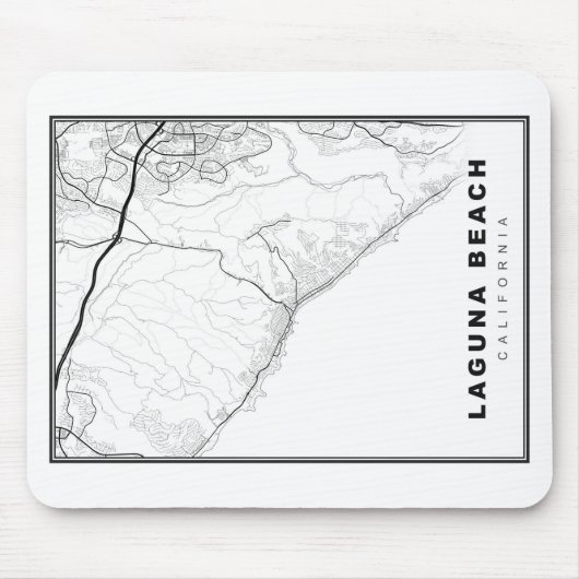 Laguna Beach Kaart Muismat (Voorkant)