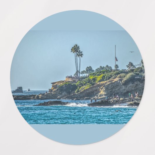 Laguna Beach Kleefcirkel Labels (Design 2)