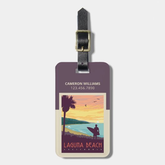 Laguna Beach | Laguna Beach Bagagelabel (Voorkant verticaal)