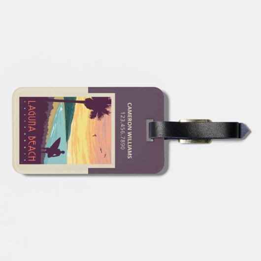 Laguna Beach | Laguna Beach Bagagelabel (Achterkant horizontaal)