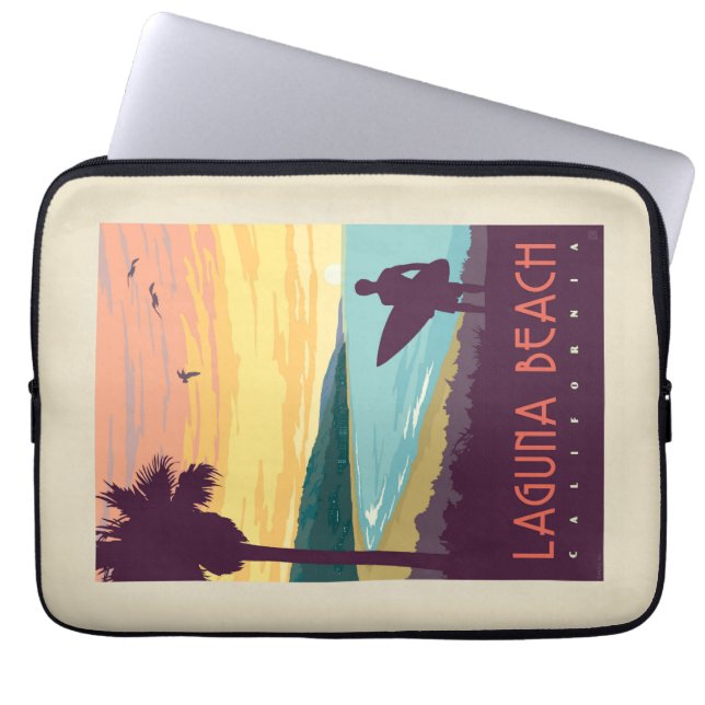 Laguna Beach | Laguna Beach Laptop Sleeve (Voorkant)