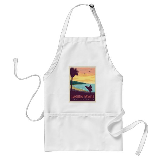 Laguna Beach | Laguna Beach Standaard Schort (Voorkant)