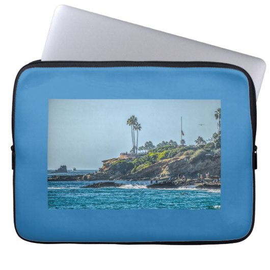 Laguna Beach Laptop Sleeve (Voorkant)