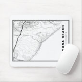 Laguna Beach Map Muismat (Met muis)