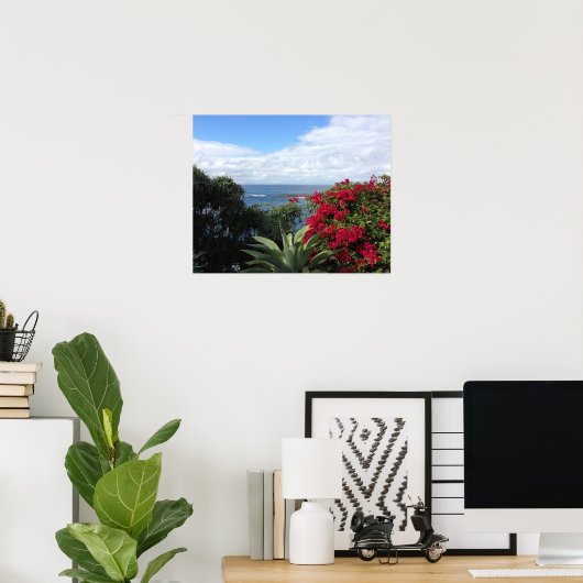 Laguna Beach Ocean Uitzicht Poster (Thuiskantoor)