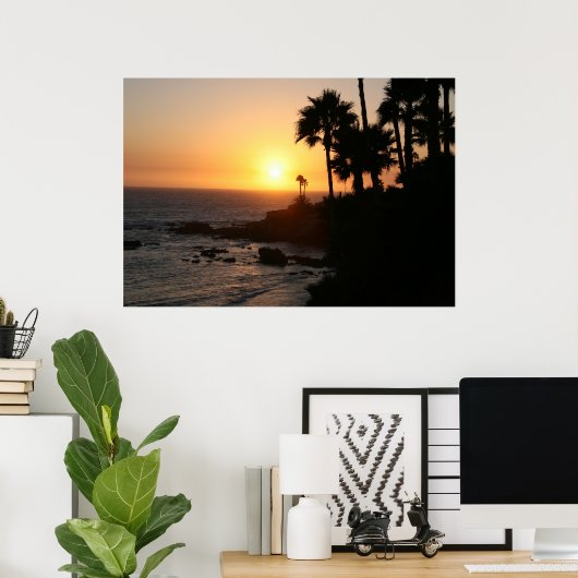 Laguna Beach Poster (Thuiskantoor)