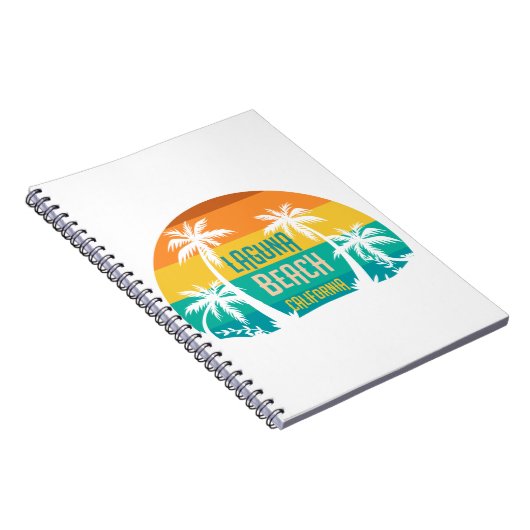 Laguna Beach Retro Notitieboek (Rechterzijde)