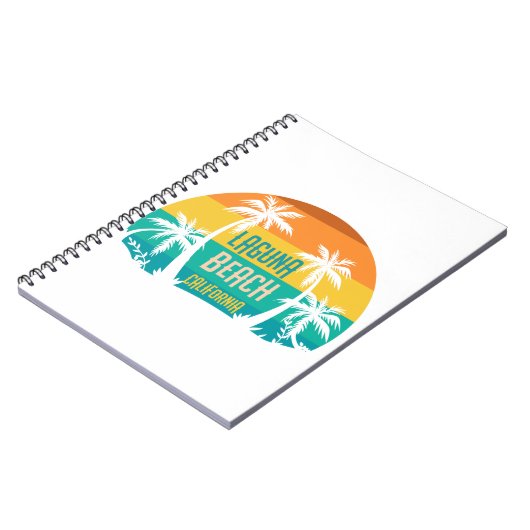 Laguna Beach Retro Notitieboek (Linkerzijde)