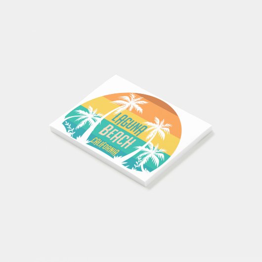 Laguna Beach Retro Post-it® Notes (Schuin)