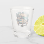 Laguna Beach Retro Vignet Shot Glas (Achterkant)