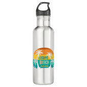 Laguna Beach Retro Waterfles (Voorkant)