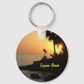 Laguna Beach sea sunset sleutelhanger (Voorkant)