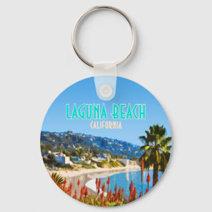 Laguna Beach Sinaasappel County California  Sleutelhanger