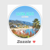 Laguna Beach Sinaasappel County California  Sticker (Vel)