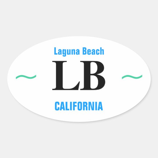 LAGUNA BEACH stickers (4) (Voorkant)