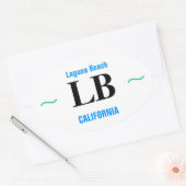 LAGUNA BEACH stickers (4) (Envelop)