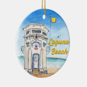 Laguna Beach Toren Ornament voor Strandredders (Rechts)