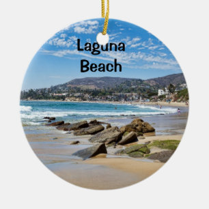 Laguna Beach Vakantie Keramisch Ornament