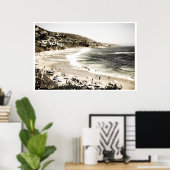 Laguna Beach Vintage Poster (Thuiskantoor)