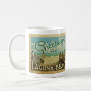 Laguna Beach Vintage Travel Koffiemok