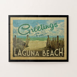 Laguna Beach Vintage Travel Legpuzzel