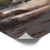 Laguna Beach Waterverf Art Print Poster (Hoek)