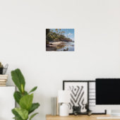 Laguna Beach Waterverf Art Print Poster (Thuiskantoor)