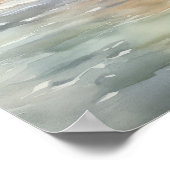 Laguna Beach Waterverf Art Print Poster (Hoek)