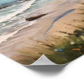 Laguna Beach Waterverf Art Print Poster (Hoek)
