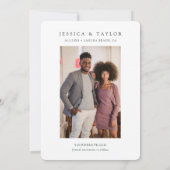 Laguna Beach Wedding Save the Date Kaart (Achterkant)