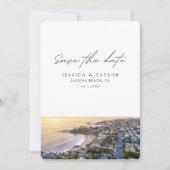 Laguna Beach Wedding Save the Date Kaart (Voorkant)