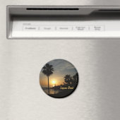Laguna Beach zonsondergang palmmagneet Magneet (Insitu (Vaatwasser))