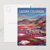 Laguna Colorada Bolivia Briefkaart (Voorkant / Achterkant)