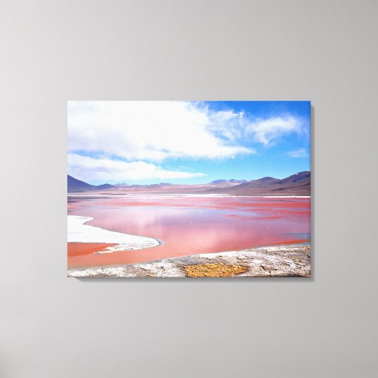 Laguna Colorada canvas print (Voorkant)