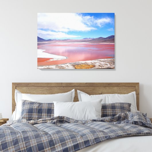 Laguna Colorada canvas print (Insitu (Slaapkamer))