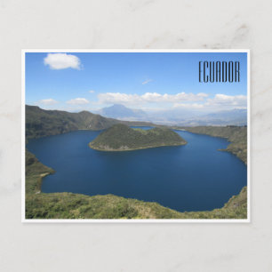 laguna cuicocha briefkaart